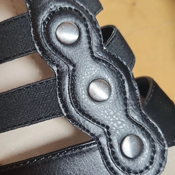 Croft&Borrow Black Depot Sandals Size 8 - Picture 3 of 11